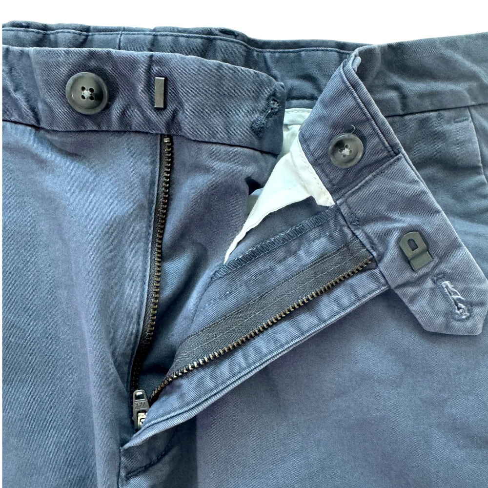 REISS Wicket Cotton Chino Tailored Shorts Airforce Blue Mens Size 30 - Picture 7 of 10